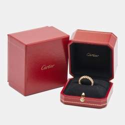مملوكة مسبقًا Cartier Clash de Cartier 18k Rose Gold Ring Size 57