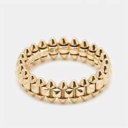 مملوكة مسبقًا Cartier Clash de Cartier 18k Rose Gold Ring Size 57