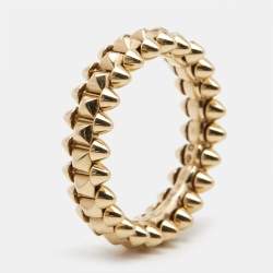 مملوكة مسبقًا Cartier Clash de Cartier 18k Rose Gold Ring Size 57