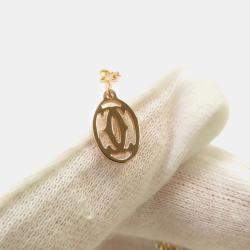 مملوكة مسبقًا Cartier 18K Yellow, Rose, White Gold and Diamond Trinity Pendant Necklace