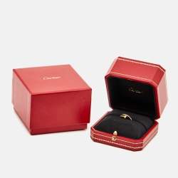 Pre Owned Cartier Juste Un Clou 18k Yellow Gold Small Model Ring Size 47