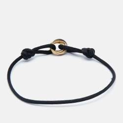 Pre Owned Cartier Trinity 18k Three Tone Gold Cord Bracelet
