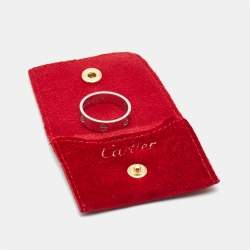 Cartier Love Platinum Ring Size 63