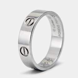 Cartier Love Platinum Ring Size 63