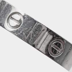 Cartier Love Platinum Ring Size 63
