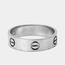 Cartier Love Platinum Ring Size 63