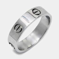 Cartier Love Platinum Ring Size 63