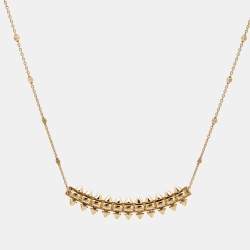مملوكة مسبقًا Cartier Clash de Cartier 18k Rose Gold Small Model Necklace