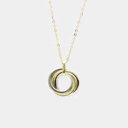 Pre Owned Cartier 18K Pink Gold White Gold Trinity Necklace