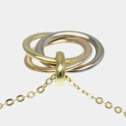 Pre Owned Cartier 18K Pink Gold White Gold Trinity Necklace