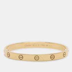 Cartier Love 18K Yellow Gold Bracelet 17