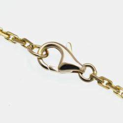 Pre Owned Cartier 18K Yellow Gold and Diamond Love Pendant Necklace