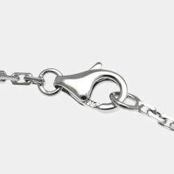 Pre Owned Cartier 18K White Gold and Diamond Love Pendant Necklace