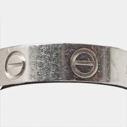 Cartier Love Platinum Ring Size 54