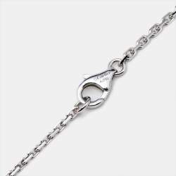 مملوكة مسبقًا Cartier Love Interlocking  Diamonds 18k White Gold Necklace