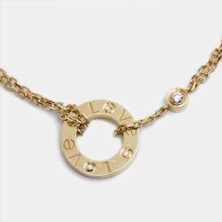 Cartier Love Diamonds 18k Yellow Gold Bracelet