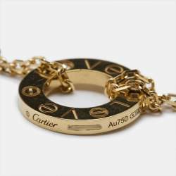 Cartier Love Diamonds 18k Yellow Gold Bracelet