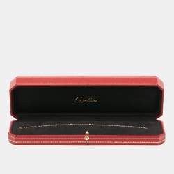Pre Owned Cartier d'Amour Diamond 18k Rose Gold Small Model Bracelet