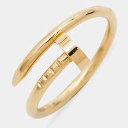 Cartier Juste Un Clou 18k Yellow Gold Small Model Ring Size 49