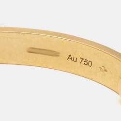 Cartier Love 18k Yellow Gold Bracelet 15