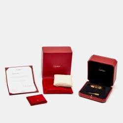 Cartier Love 18k Yellow Gold Bracelet 15