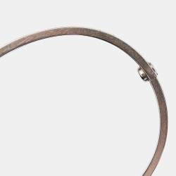 Cartier Love 18k White Gold Bracelet 17