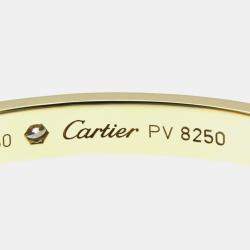 Pre Owned Cartier 18K Yellow Gold and Diamond Love Bracelet