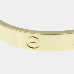 Pre Owned Cartier 18K Yellow Gold and Diamond Love Bracelet