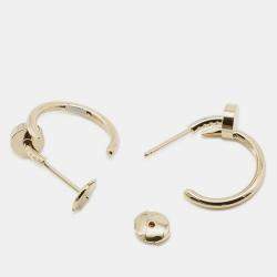 Cartier 18K Yellow Gold Juste Un Clou Earrings