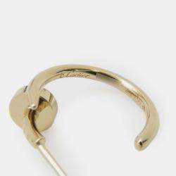 Cartier 18K Yellow Gold Juste Un Clou Earrings
