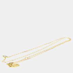 Pre Owned Cartier 18K Rose Gold and Diamond Diamants Légers de Cartier Pendant Necklace