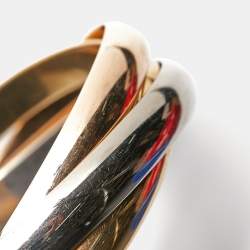 Cartier Trinity 18k Three Tone Gold Bangle Bracelet GD