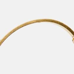 Pre Owned Cartier Love 4 Diamond 18k Yellow Gold Bracelet 18