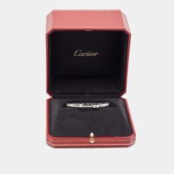 Cartier Ecrou De Cartier 18k White Gold Bracelet 15