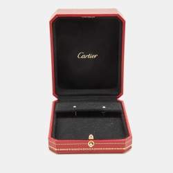 Pre Owned Cartier d'Amour Diamonds 18k White Gold Small Model Earrings