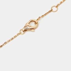 Cartier Amulette De Cartier Onyx Diamond 18K Rose Gold XS Model Bracelet