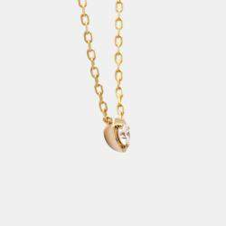 مملوكة مسبقًا Cartier 18K Rose Gold and Diamond Diamants Légers Pendant Necklace
