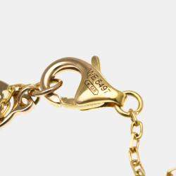 مملوكة مسبقًا Cartier 18K Rose Gold and Diamond Diamants Légers Pendant Necklace