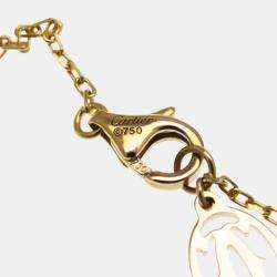 مملوكة مسبقًا Cartier 18K Rose Gold and Diamond Diamants Légers Pendant Necklace