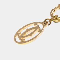 مملوكة مسبقًا Cartier 18K Rose Gold and Diamond Diamants Légers Pendant Necklace