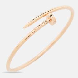 Cartier Juste Un Clou 18k Rose Gold Small Model Bracelet 15
