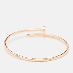 Cartier Juste Un Clou 18k Rose Gold Small Model Bracelet 15