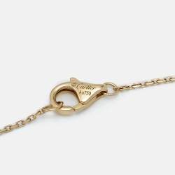 Cartier Amulette De Cartier  Diamond, Lapis Lazuli 18k Yellow Gold XS Model Bracelet