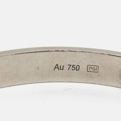 Pre Owned Cartier Love 18k White Gold Bracelet 16