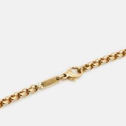 Chopard Happy Diamonds 18k Yellow Gold Pendant Necklace