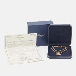 Chopard Happy Diamonds 18k Yellow Gold Pendant Necklace