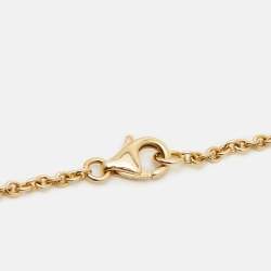Pre Owned Cartier Love Interlocking Loops 18k Yellow Gold Bracelet