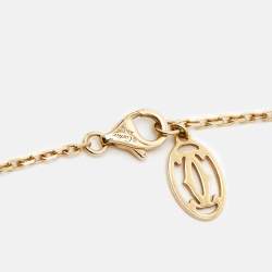 مملوكة مسبقًا Cartier d'Amour Diamond 18k Yellow Gold Small Model Bracelet