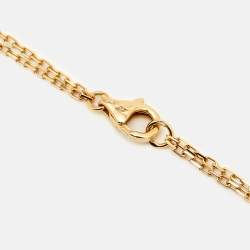 Pre Owned Cartier Love Diamonds 18k Yellow Gold Necklace