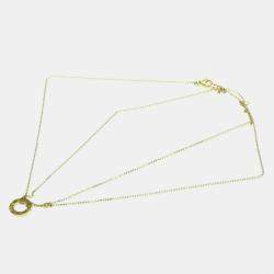 Pre Owned Cartier 18K Yellow Gold and Diamond Love Pendant Necklace